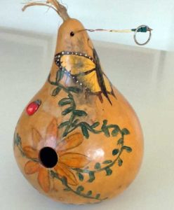 Gourd bird house -- George Helmke
